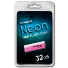 Integral Neon clé USB 2.0, 32 Go, rose