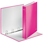 Leitz WOW classeur à anneaux, 4 anneaux, rose