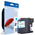 Brother cartouche d'encre, 1.200 pages, OEM LC-225XLC, cyan, sous blister