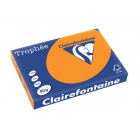 Clairefontaine Trophée Intens, papier couleur, A3, 80 g, 500 feuilles, orange vif