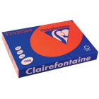 Clairefontaine Trophée Intens, papier couleur, A3, 160 g, 250 feuilles, rouge corail