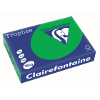 Clairefontaine Trophée Intens, papier couleur, A4, 160 g, 250 feuilles, vert billard