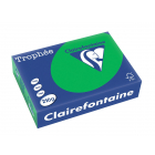 Clairefontaine Trophée Intens, papier couleur, A4, 210 g, 250 feuilles, vert billard
