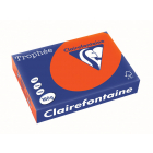 Clairefontaine Trophée Intens, papier couleur, A4, 160 g, 250 feuilles, églantine
