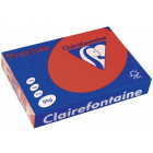 Clairefontaine Trophée Intens, papier couleur, A4, 80 g, 500 feuilles, rouge groseille