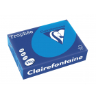 Clairefontaine Trophée Intens, papier couleur, A4, 210 g, 250 feuilles, turquoise