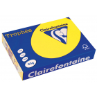 Clairefontaine Trophée Intens, papier couleur, A4, 80 g, 500 feuilles, jaune soleil