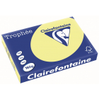 Clairefontaine Trophée Pastel, papier couleur, A3, 160 g, 250 feuilles, jonquille
