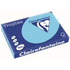 Clairefontaine Trophée Pastel, papier couleur, A3, 160 g, 250 feuilles, bleu vif