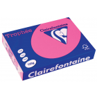 Clairefontaine Trophée Pastel, papier couleur, A4, 120 g, 250 feuilles, rose intense