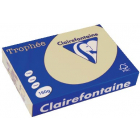 Clairefontaine Trophée Pastel, papier couleur, A4, 160 g, 250 feuilles, chamois