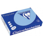 Clairefontaine Trophée Pastel, papier couleur, A4, 120 g, 250 feuilles, bleu vif