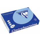 Clairefontaine Trophée Pastel, papier couleur, A4, 160 g, 250 feuilles, bleu vif
