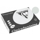 Clairefontaine Trophée Pastel, papier couleur, A4, 160 g, 250 feuilles, gris clair