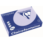 Clairefontaine Trophée Pastel, papier couleur, A4, 160 g, 250 feuilles, lilas