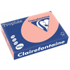 Clairefontaine Trophée Pastel, papier couleur, A4, 160 g, 250 feuilles, pêche