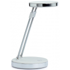MAULpuck Luminaire de bureau, LED, réglable en hauteur, lumière blanche du jour, blanc