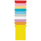 Nobo fiches T indice 1,5, ft 53 x 45 mm, blanc