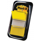 Post-it Index standard, ft 25,4 x 43,2 mm, dévidoir avec 50 cavaliers, jaune