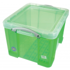 Really Useful Box boîte de rangement 35 l, vert transparent