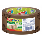 Tesapack eco & strong ecoLogo, ft 50 mm x 66 m, PVC, brun