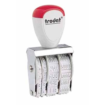 Trodat tampon dateur Classic Line 4 mm, néerlandais