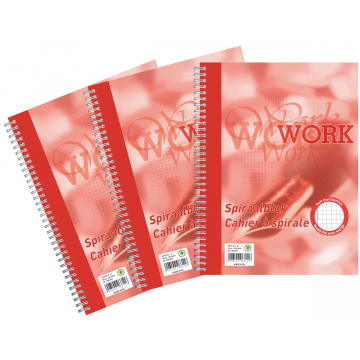 Work, schrift, ft A4, geruit, 100 bladzijden