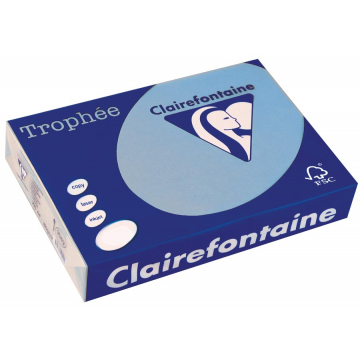 Clairefontaine Trophée Intens, gekleurd papier, A3, 80 g, 500 vel, koningsblauw
