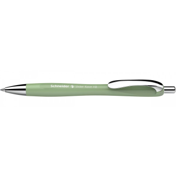 Schneider balpen Slider Rave Trend Edition, extra breed, blauwe inkt, organic green