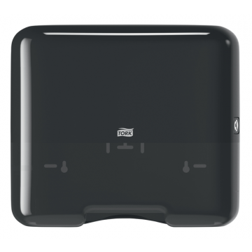 Handdoekdispenser Tork Mini H3 Elevation voor C- en Z-vouw handdoek zwart 553108