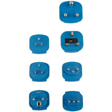 Reisstekker Brennenstuhl adapter wereld 150 landen met aarding zwart