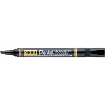 Pentel permanente marker N860-A, zwart