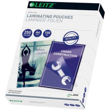 Leitz Eva lamineerhoes ft A4, 500 micron (2 x 250 micron), pak van 100 stuks