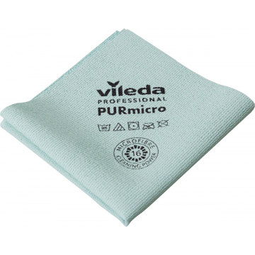 Vileda microvezeldoek Purmicro Active, pak van 5 stuks, groen