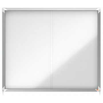 Nobo Premium Plus binnenvitrine, schuifdeuren met hoekslot, magnetisch, 15 x A4