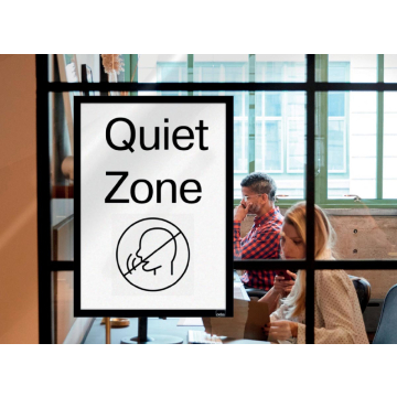 Nobo zelfklevend magnetisch kader A3, zwart, pak van 2 stuks