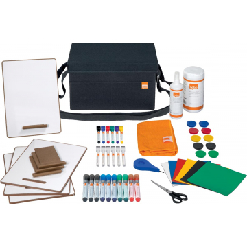 Nobo whiteboard accessoires kit, in draagtas