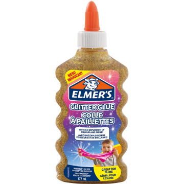 Elmer's glitterlijm, flacon van 177 ml, goud