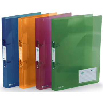 Rexel classeur à anneaux Ice couleurs assorties: bleu, orange, violet et vert