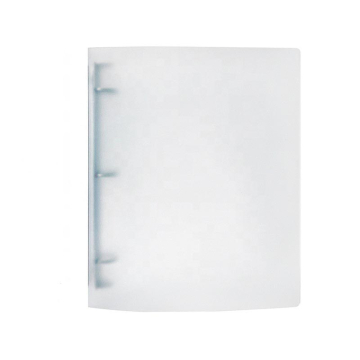 Ringmap, ft A4, rug van 16 mm, transparant, 4 ringen