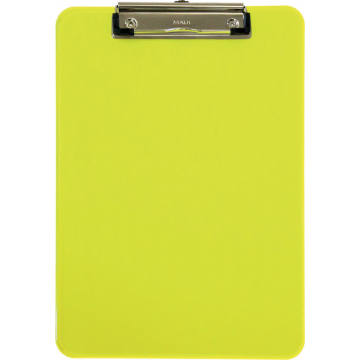 Maul klemplaat neon, voor ft A4, transparant geel