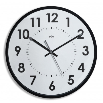 Orium by CEP wandklok, quartz, diameter 30 cm, zwart