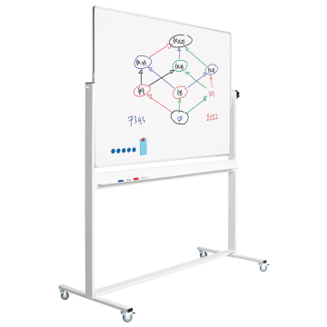 Smit Visual magnetisch whiteboard, gelakt staal en aluminium, 100 x 150 cm
