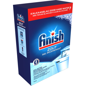 Finish sel régénérant pour lave-vaiselle, boîte de 4 kg