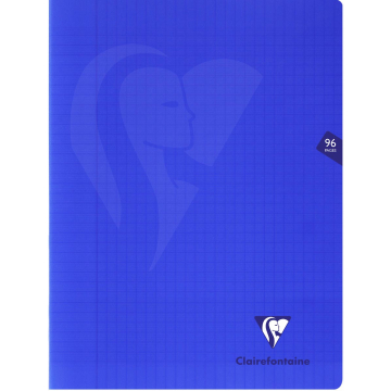 Clairefontaine schrift Mimesys voor ft A4+, 96 bladzijden, kaft in PP, seyès, marineblauw