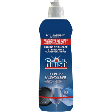 Finish liquide de rinçage pour lave-vaisselle, flacon de 800 ml, regular