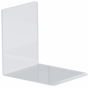 Maul boekensteun ft 10 x 8 x 10 cm, transparant
