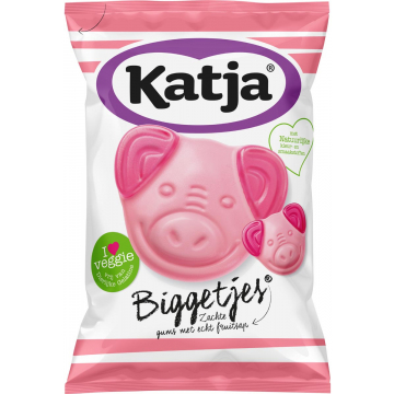 Katja snoep Biggetjes, zak van 255 g