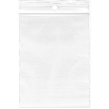gripsealzakjes, ft 160 x 250 mm, 50 micron, met ophanggat, doos van 1000 stuks