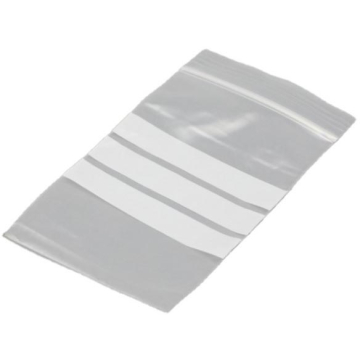 gripsealzakjes, ft 230 x 320 mm, 50 micron, met schrijfvlak en ophanggat, doos van 1000 stuks